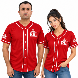 Maillot de baseball pour homme adulte, imprimé numérique, en tissu mesh polyester, antibactérien, séchage rapide, respirant, grande taille, anti-UV, entièrement imprimé à l'avant - Product Image 5