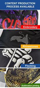 เสื้อยืดผู้ชายคุณภาพสูง ขายส่ง ผ้าฝ้าย 100% ทรงบ็อกซี่ ไหล่ตก ชายเสื้อครอป พิมพ์ลายวินเทจ - Product Image 6