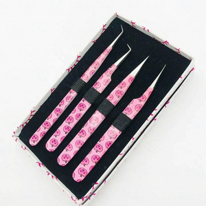 Pince à cils professionnelle pour extensions de cils, pointe en fibre et pointe fine, outil d'extension de cils 936 - Product Image 1