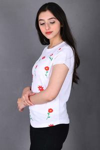 Camiseta de mujer de talla grande personalizada nueva llegada - Product Image 5