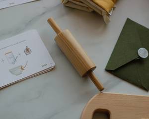 Custom Wooden <b>Rolling</b> <b>Pin</b> Natural Kitchen Baking Accessory - Product Image 1