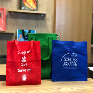 ถุงช้อปปิ้งผ้านอนวูฟเวน | กระเป๋าโท้ทน้ำหนักเบาใช้ซ้ำได้ - Product Image 4