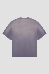 HSI Oversized <b>Silk</b> Screen Printed Front O-Neck Short Sleeve Boxy <b>Shirts</b> Wholesale Casual Wear <b>Men</b> Eco-Friendly Breathable 100% - Product Image 2