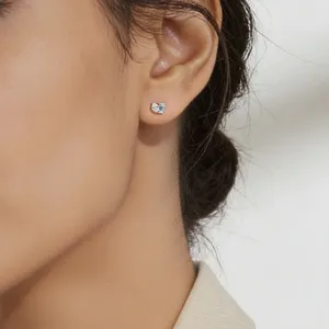 Marquise & <b>Emerald</b> Cut Lab Grown Diamond <b>Earrings</b> trendy Stud <b>Earrings</b> Casual Diamond <b>Earrings</b> Luxury Diamond Stud <b>Earrings</b> - Product Image 4