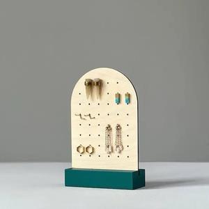 Soporte de exhibición de pendientes de vidrio 2025, estante de soporte de joyería personalizable para tachuelas colgantes y aros con diseño para tiendas minoristas - Product Image 1