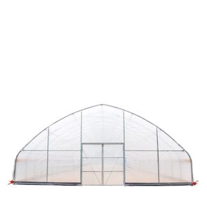 30FT X 120FT Stable Tunnel <b>Greenhouse</b> for Grow Tent 6 Mil Clear EVA <b>Plastic</b> Film Cold Frame Hand Crank Roll Peak Ceiling Roo - Product Image 2