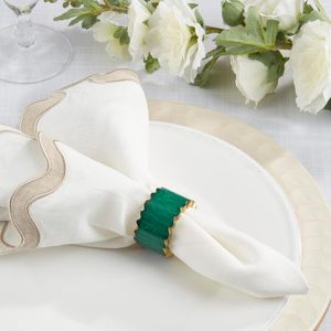 Anillos de Servilleta de Resina Ecológicos Hechos a Mano, Diseño de Cadena, Varios Colores para Restaurantes, Fiestas, Hoteles, Mesas - Product Image 2