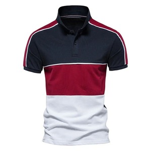 เสื้อโปโลชาย OEM ผลิตตามสั่ง คุณภาพสูง 100% แขนสั้น สไตล์ลำลอง รับสกรีนโลโก้และพิมพ์ลายเสื้อโปโลชาย - Product Image 2