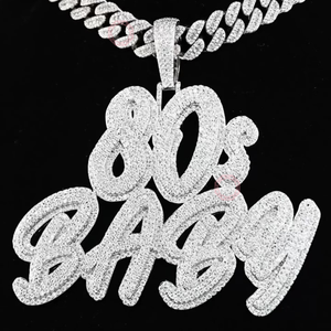 Custom Iced Out <b>Memory</b> 80s baby Necklace Hip Hop Custom Photo <b>Locket</b> Picture Fine Jewelry Pendants & Charms - Product Image 2