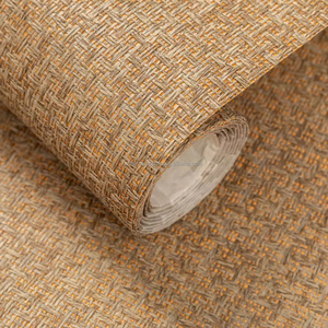 Papel Tapiz de Hierba Tejida Tradicional Impermeable, Acabado de Pared con Textura de Fibra Natural para Interiores de Residencias, Oficinas y Villas - Product Image 1