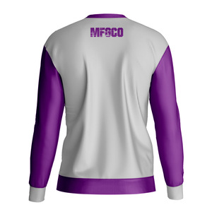 T-Shirt da Uomo Personalizzata a Maniche Lunghe con Tasca, Collo Tondo, Tinta Unita, Stile Basic, in Cotone Puro Spesso - Product Image 2