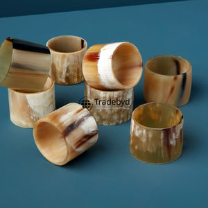 Anneau de serviette en corne fait main, écologique et de qualité supérieure, pour la décoration de table de salle à manger, idéal pour les cadeaux - Tradebyd - Product Image 1