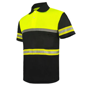 Polo à manches courtes personnalisé pour uniforme de sécurité – Vêtement de travail très demandé pour agents de sécurité - Product Image 2