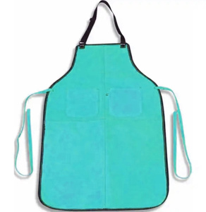 High Quality Heavy-Duty Sleeveless <b>Apron</b> Firefighters Welders Industrial Safety Body Protector Canvas Cowhide Split Leather - Product Image 4