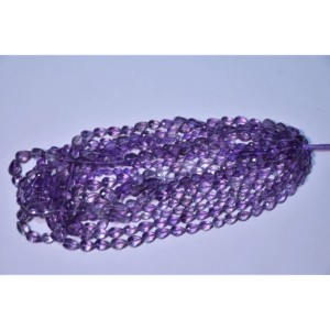 Cuentas de Citrino de Cristal al por Mayor de 12 mm, Cuentas de Amatista en Forma de Gota para la Fabricación de Joyas, Jaipur, India - Product Image 1