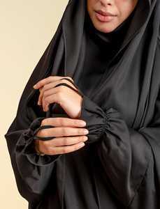 Vente en gros de Burqas, Niqabs, Hijabs carrés en Chiffon Bulle et Georgette, unis, pour femmes musulmanes, prix de gros, OEM bienvenu - Product Image 5