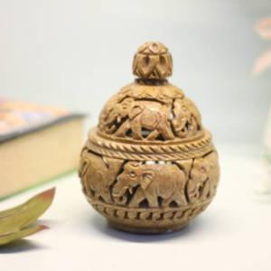 Handmade Elegant Antique Marble T-Light Candle Holders New Home Decor Religious Aromatherapy <b>Diffuser</b> for Incense & Incense Use - Product Image 1