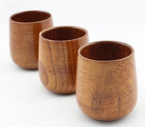 Wooden Mug Handmade Natural Solid Wood Coffee Mug Rustic Style Eco Friendly Drinkware for Home Kitchen Cafe Use - Product Image 4