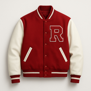 Veste varsity courte brodée de haute qualité pour femmes, veste letterman tendance de qualité supérieure à prix avantageux, service OEM. - Product Image 5