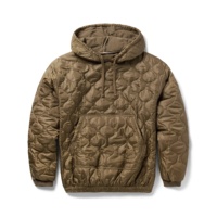 Hoodie Woobie personnalisé, personnalisation gratuite, OEM, hiver, thermique, hydrofuge, nylon Ripstop matelassé, blanc, Multicam Camo, 180g