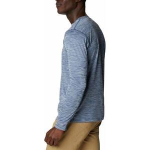 Classic <b>Patchwork</b> Gym Training Crew Neck Long Sleeve <b>Shirt</b> Men Custom Logo Embroidery Blank Soft Breathable - Product Image 3