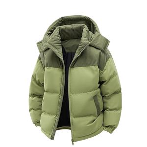Men's Plus Size <b>Winter</b> Motorcycle Biker <b>Jacket</b> Sheep Waterproof Quilted Woolen Collar Zipper Closure Thick Casual LooseFit Solid - Product Image 4