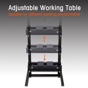 Pressa Idraulica da Officina da 12 Tonnellate con Tavolo di Lavoro Regolabile a Montaggio a Pavimento, Piastre a Telaio H per Garage, Facile da Usare - Product Image 6