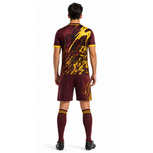 Uniformes de Fútbol Ligeros con Estampado Digital para Adultos Unisex, 100% Poliéster, Secado Rápido y Transpirable, Manga Corta - Product Image 3