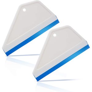 Espátula pequeña de silicona para tintado de ventanas, 2 unidades, limpiador de cristales y espejos para coche, fácil de limpiar - Product Image 1
