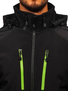Chaquetas Impermeables Resistentes al Viento, Chaqueta con Capucha Personalizable, Cálida e Impermeable para Senderismo, para Hombre - Product Image 6
