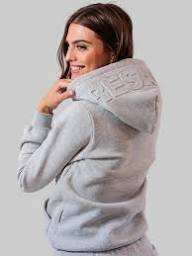 Sweat-shirt à capuche unisexe en polaire personnalisé, sweat-shirt à col rond en polaire d'hiver, impression en relief, logo 3D personnalisé, sweat-shirt à capuche personnalisé pour femmes - Product Image 5