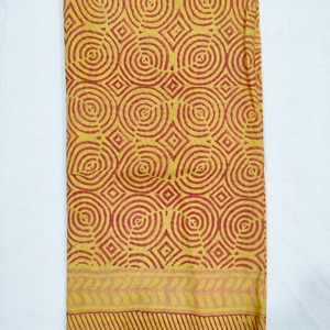 Vintage Hand Block Cotton <b>Beach</b> Cover Up Sarong <b>Wrap</b> High Waist Split <b>Beach</b> Dress for Women - Product Image 2