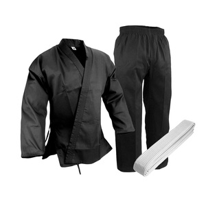 Uniforme d'arts martiaux personnalisé, Karaté Gi, Taekwondo Dobok, Jiu Jitsu, tenue d'entraînement en coton et polyester, légère, durable, vente en gros - Product Image 4