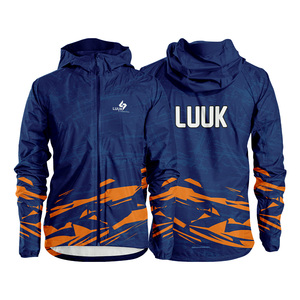 Chaqueta Cortavientos para Hombre LUUK, Diseño Deportivo Personalizado OEM ODM, Secado Rápido, Poliéster y Nailon, Ropa de Primavera para Exteriores - Product Image 4