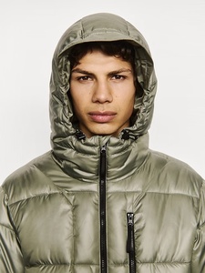 Puffer Jacket Winter Warm Lightweight Quilted Hooded Outdoor Urban Fashion Water Resistant Comfortable Stylish Durable Coat - Product Image 6