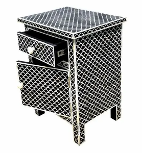 Mesa Auxiliar Cuadrada de Resina con Diseño Art Deco Hecha a Mano, Tamaño y Color Personalizados para Uso en Dormitorios Interiores - Product Image 6
