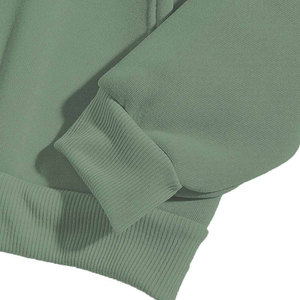 High Quality <b>Men's</b> Custom Hooded Gym Hoodies Solid Pattern Winter Sweatshirts Breathable 350g Knitted Polyester/Cotton Logo - Product Image 4