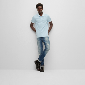 Camisetas Polo de Golf Personalizadas para Hombre y Mujer, de Secado Rápido, Antiarrugas, Bordadas, Lisas, Blancas y Negras, 100% Algodón, Tejidas, de Manga Corta - Product Image 6