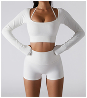 Conjuntos Deportivos para Mujer de 2 Piezas, Sujetadores Deportivos Impact Sport y Pantalones de Yoga de Cintura Alta, Conjuntos de 2 Piezas para Mujer, Sujetador Deportivo y Pantalones de Yoga