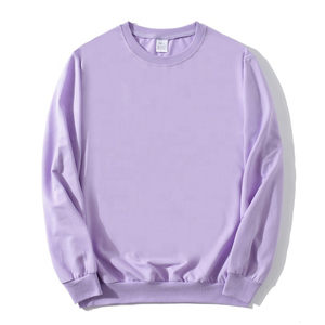 Nouveau sweat-shirt à col rond pour homme, coupe ample, en molleton tricoté, couleur unie, décontracté, manches longues, hiver, brodé - Product Image 3