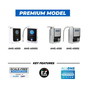 Machine ionisatrice d'eau ALKAMEDI AMS 2100, générateur d'eau hydrogénée breveté anti-calcaire. Recherche de distributeur. Fabriqué en Corée. - Product Image 6