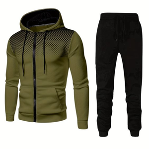 Trajes deportivos personalizados, sudaderas con capucha, pantalones, ropa de hombre de alta calidad con logotipos bordados y empaques personalizados. - Product Image 5