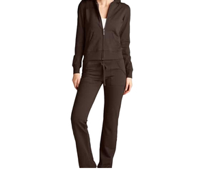 Premium Quality Eco-Friendly Two Piece New Style Breathable Casual Solid Women Tracksuit Customized Colors <b>Lightweight</b> Winter - Product Image 3