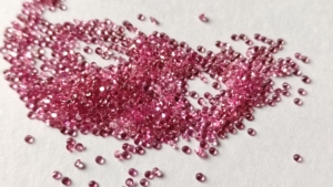 Turmalina Rosa Natural de 2 mm, Corte Brillante Redondo, Facetada, Piedra Preciosa Suelta para Joyería, Turmalina Rosa Calibrada - Product Image 6