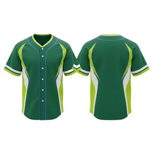 Maillots de baseball imprimés professionnels avec logo personnalisé Nom Numéro - 100% polyester Respirant et à séchage rapide pour les équipes - Product Image 1