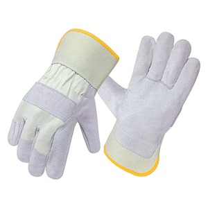 Gants en cuir de haute qualité résistants à la chaleur pour une utilisation quotidienne et en extérieur, gants de sécurité respirants provenant de fournisseurs pakistanais - Product Image 1