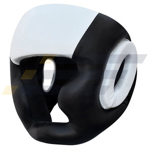 High Quality Sport <b>Style</b> PU Leather Boxing Kick Boxing Helmet Effective Fighting <b>Head</b> Protector And Guard - Product Image 1