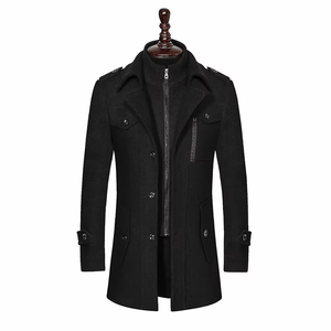 Nouvelle veste de costume chaude pour homme, manteau décontracté, Abrigos Para Hombre, manteaux d'hiver longs pour hommes, longueur longue - Product Image 6