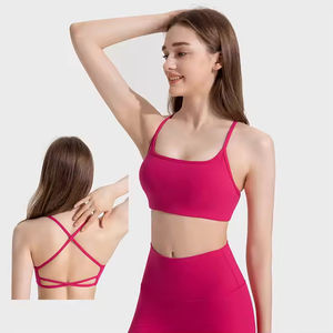 Ropa deportiva transpirable de alto impacto para yoga y gimnasio, sujetador acolchado para mujer, precio al por mayor, OEM, precio económico, personalización. - Product Image 1