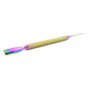 Empujador de Cutículas de Acero Inoxidable de Alta Calidad, Transparente, Ligero, Reutilizable, Doble Uso, Precio al por Mayor, GSI-TZ-576 - Product Image 2